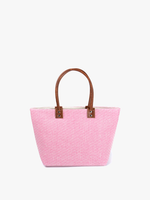 Load image into Gallery viewer, Angelica Small Aztec Straw Tote
