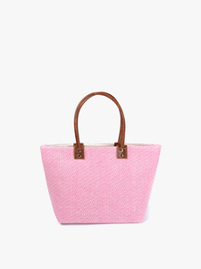 Angelica Small Aztec Straw Tote