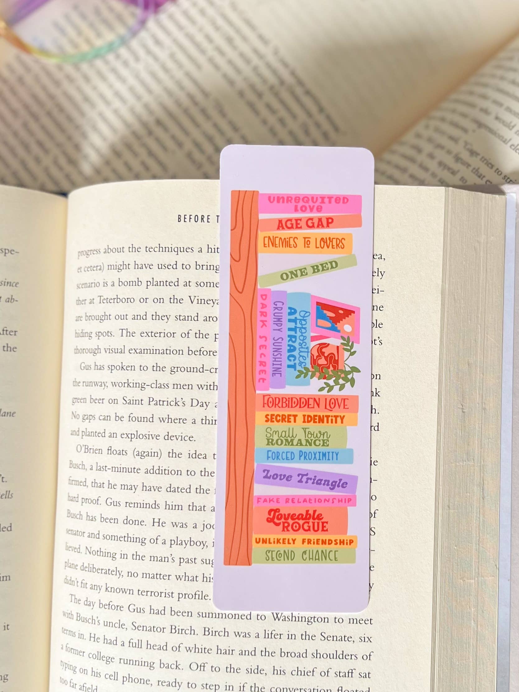 Pink Book Trope Bookmark