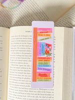 Load image into Gallery viewer, Pink Book Trope Bookmark
