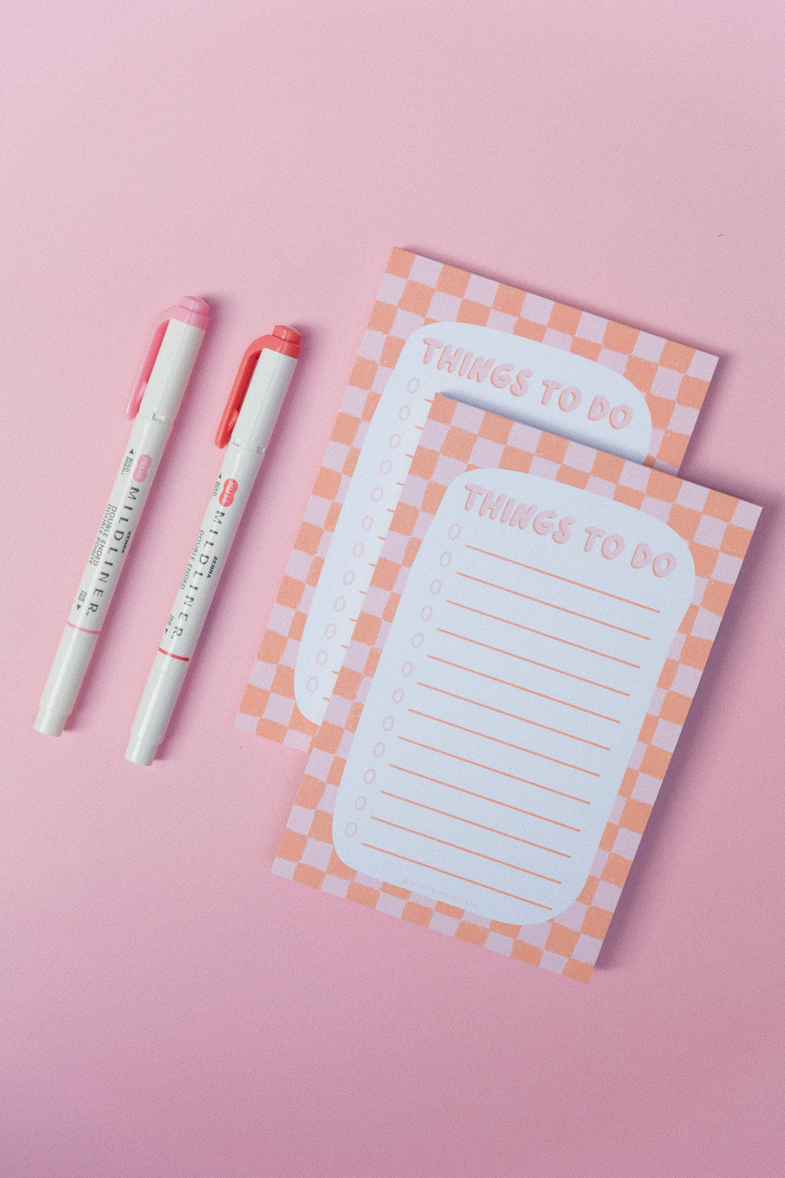 Checkered To Do List Notepad