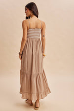 Load image into Gallery viewer, Alyssa Smocked Maxi Dress
