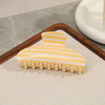 Load image into Gallery viewer, Yellow Stripe Claw Clip
