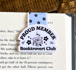 Load image into Gallery viewer, Proud Member Booktrovert Club Magnetic Bookmark
