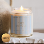 Load image into Gallery viewer, Salt and Sea 9 oz Soy Candle
