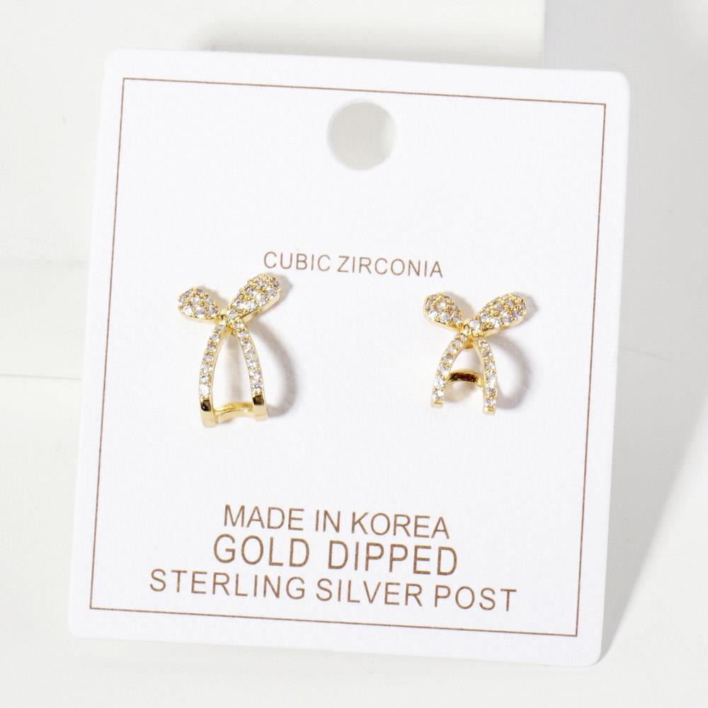 Ribbon Bows with Rhinestones
