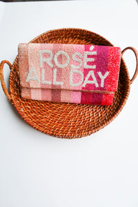 Rosé All Day Clutch Bag (WITHOUT CHAIN STRAP)